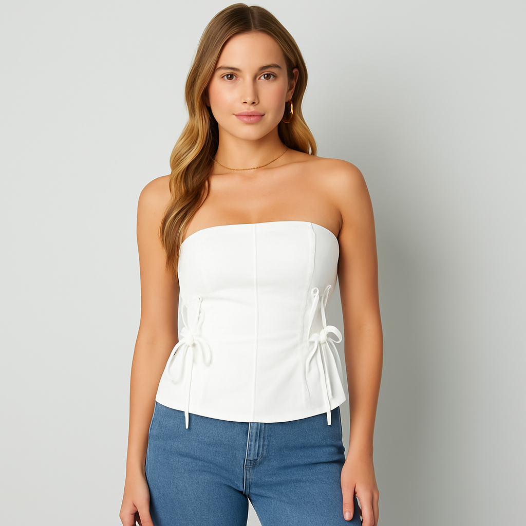 The Colette Lace Tube Top