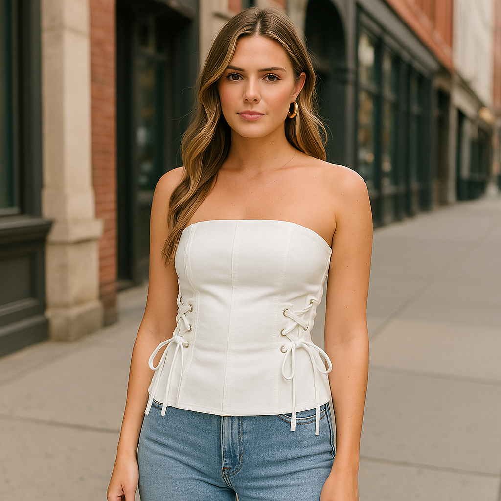 The Colette Lace Tube Top