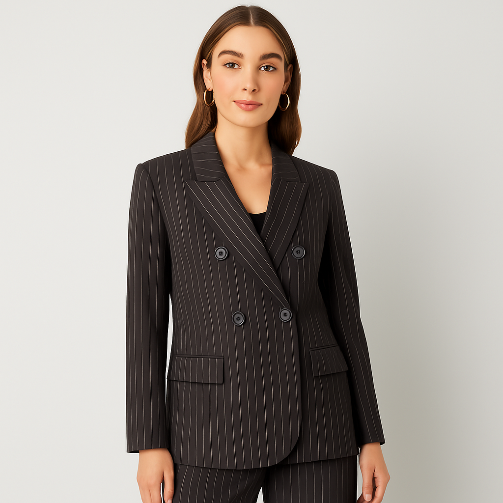 The Vivian Pinstripe Blazer