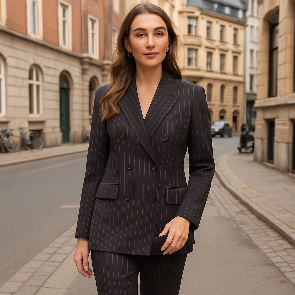The Vivian Pinstripe Blazer